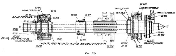 Шпиндель токарно-гвинторізного верстата Шпиндель токарно-гвинторізного верстата